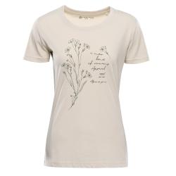 Alpine Pro TERMESA 3 dámske sivé tričko z organickej bavlny Alpine Pro TERMESA 3 dámske sivé tričko z organickej bavlny