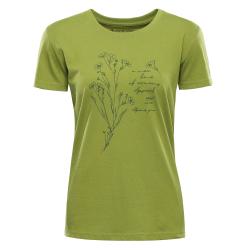 Alpine Pro TERMESA 3 dámske zelené tričko z organickej bavlny