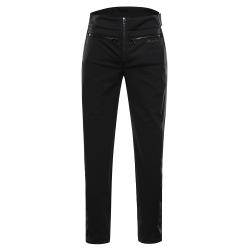 Alpine Pro UFEDA 2 dámske čierne lyžiarske softshellové nohavice