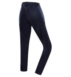 Alpine Pro UFEDA dámské modré lyžařské softshellové kalhoty