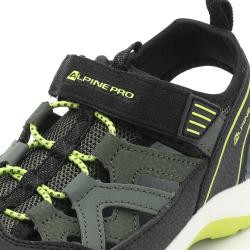Alpine Pro UNEWO dětské černé outdoorové sandály