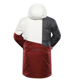 Alpine Pro UZER pánská červená lyžařská bunda s membránou ptx