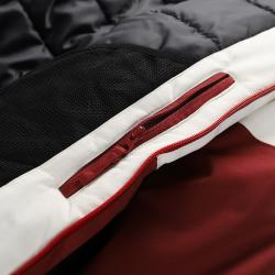 Alpine Pro UZER pánská červená lyžařská bunda s membránou ptx