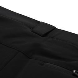 Alpine Pro WEDER 2 pánské černé softshellové capri kalhoty