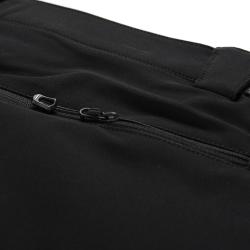 Alpine Pro WEDER 2 pánské černé softshellové capri kalhoty