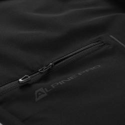 Alpine Pro WEDER 2 pánské černé softshellové capri kalhoty