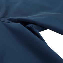 Alpine Pro WEDER 2 pánské modré softshellové capri kalhoty