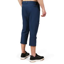 Alpine Pro WEDER 2 pánské modré softshellové capri kalhoty