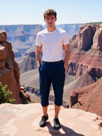 Alpine Pro WEDER 2 pánské modré softshellové capri kalhoty