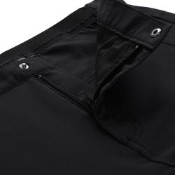 Alpine Pro WEDER pánské černé softshellové capri kalhoty 3/4