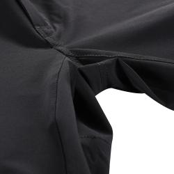 Alpine Pro WEDER pánské černé softshellové capri kalhoty 3/4