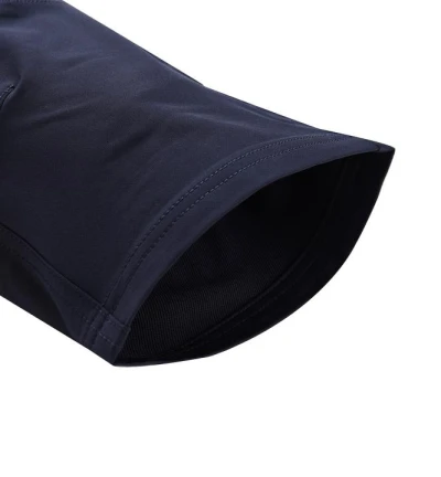 Alpine Pro WEDER pánske modré softshellové capri nohavice 3/4
