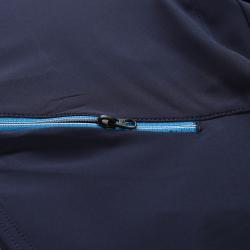 Alpine Pro WEDER pánské modré softshellové capri kalhoty 3/4