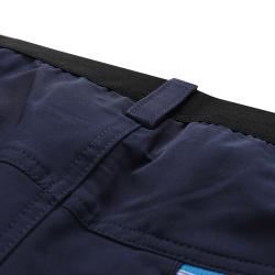 Alpine Pro WEDER pánské modré softshellové capri kalhoty 3/4