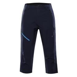 Alpine Pro WEDER pánské modré softshellové capri kalhoty 3/4 Alpine Pro WEDER pánské modré softshellové capri kalhoty 3/4