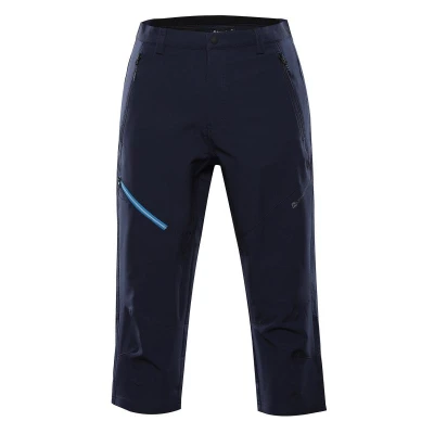 Alpine Pro WEDER pánské modré softshellové capri kalhoty 3/4 Alpine Pro WEDER pánské modré softshellové capri kalhoty 3/4