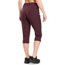 Alpine Pro WEDERA 2 dámské fialové sofshellové capri kalhoty