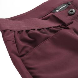 Alpine Pro WEDERA 2 dámské fialové sofshellové capri kalhoty