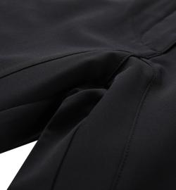 Alpine Pro WEDERA dámské černé softshellové capri kalhoty 3/4