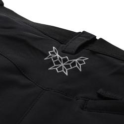 Alpine Pro WEDERA dámské černé softshellové capri kalhoty 3/4