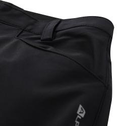 Alpine Pro WEDERA dámské černé softshellové capri kalhoty 3/4