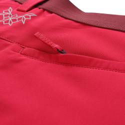 Alpine Pro WEDERA dámské růžové softshellové capri kalhoty 3/4