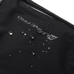 Alpine Pro WERAD 2 pánske čierne lyžiarske nohavice