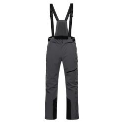 Alpine Pro WERAD 2 pánské šedé lyžařské kalhoty