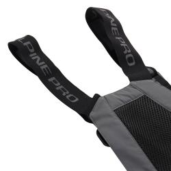 Alpine Pro WERADA 2 dámské šedé lyžařské kalhoty