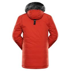 Alpine Pro WERD 2 pánska zimná bunda ORANŽOVÁ / ČERVENÁ IBA XXXXL (VÝPREDAJ)