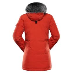 Alpine Pro WERDA 2 dámska zimná bunda ORANŽOVÁ / ČERVENÁ LEN L (VÝPREDAJ)