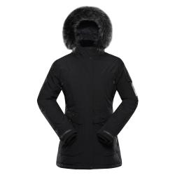 Alpine Pro WERDA 2 dámska čierna zimná bunda s membránou