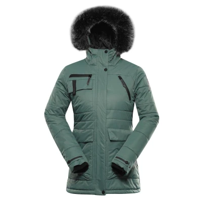 Alpine Pro WERDA dámská zelená bunda s membránou Alpine Pro WERDA dámská zelená bunda s membránou