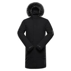 Alpine Pro WUSS pánsky čierny zimný kabát s membránou Alpine Pro WUSS pánsky čierny zimný kabát s membránou