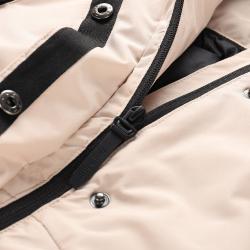 Alpine Pro WUSSA dámský zimní kabát s membránou NEUTRÁLNÍ / ZEMITÁ