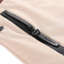 Alpine Pro WUSSA dámský zimní kabát s membránou NEUTRÁLNÍ / ZEMITÁ