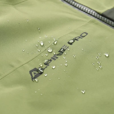 Alpine Pro ZARR 2 pánská zelená bunda s membránou POUZE M (VÝPRODEJ)