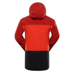 Alpine Pro ZARR pánská červená bunda s membránou