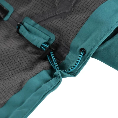 Alpine Pro ZARRA dámská modrá nepromokavá bunda POUZE L-L Nadměrná velikost pro plnoštíhlé (VÝPRODEJ)