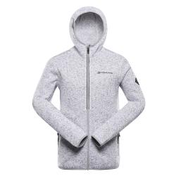 Alpine Pro ZEG 2 bílá pánská hřejivá mikina