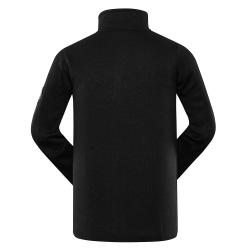 Alpine Pro ZEG pánský černý svetr supratherm celozip