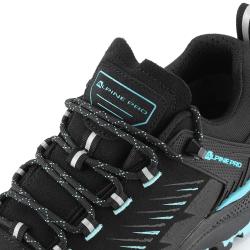 Alpine Pro ZEREME černo tyrkysová dámská outdoorová obuv s membránou