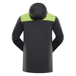 Alpine Pro ZOLL žluto-černá pánská ultralehká hřejivá mikina