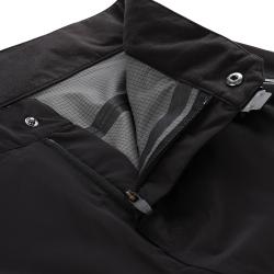 Alpine Pro ZONER pánské černé kalhoty s membránou ptx dlouhé