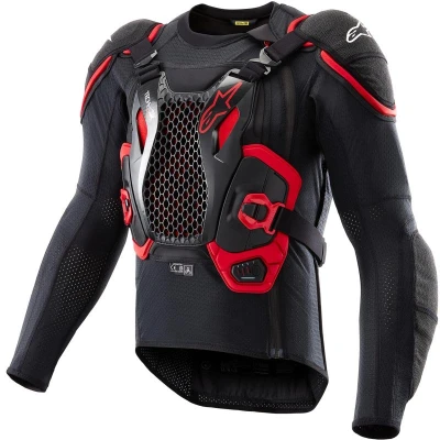 Alpinestars TECH-AIR OFF-ROAD černo-červená airbagová vesta na motorku
