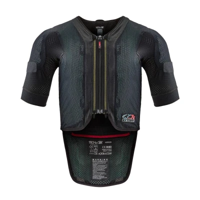 Alpinestars TECH-AIR7X System černo-červená airbagová vesta