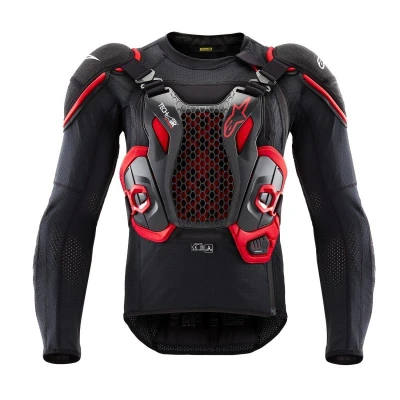 Alpinestars TECH-AIR OFF-ROAD černo-červená airbagová vesta na motorku