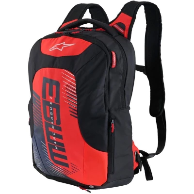Alpinestars Batoh City Hunter V2 MM93 fluo červeno-modro-černo-bílý Alpinestars Batoh City Hunter V2 MM93 fluo červeno-modro-černo-bílý