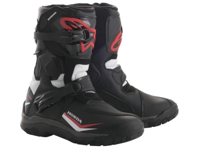 Alpinestars Boty na motorku Belize Drystar Honda Kolekce černo-bílo-červené Alpinestars Boty na motorku Belize Drystar Honda Kolekce černo-bílo-červené