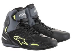 Alpinestars Boty na motorku Faster-3 Drystar černo-šedo-fluo žluté Alpinestars Boty na motorku Faster-3 Drystar černo-šedo-fluo žluté